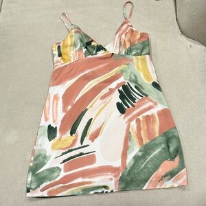 Low-back Mini Slip Dress